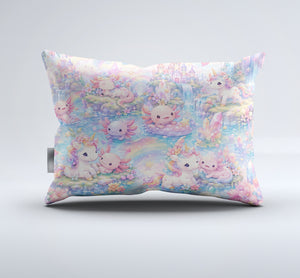 Dreamy Axolotl Fantasy Duvet Cover Set - Print 34
