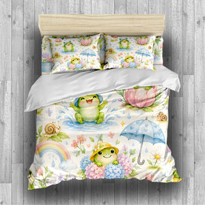 Dreamy Frog Fantasy Duvet Cover Set - Print 19