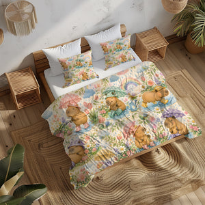 Capybara Duvet Cover Set - Print 20