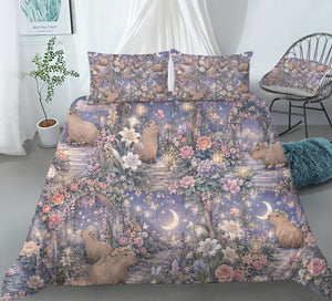 Capybara Duvet Cover Set - Print 39