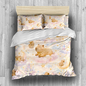 Capybara Duvet Cover Set - Print 43