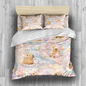 Capybara Duvet Cover Set - Print 61