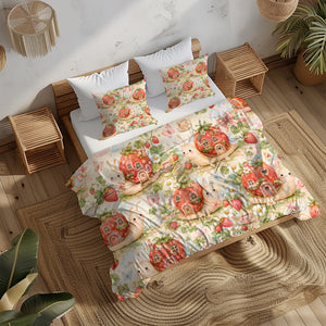 Cute Snail Duvet Cover Set - Print 2