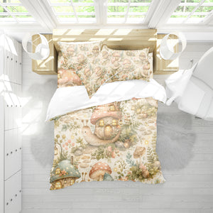 Cute Snail Duvet Cover Set - Print 11