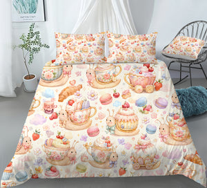 Cute Snail Duvet Cover Set - Print 15