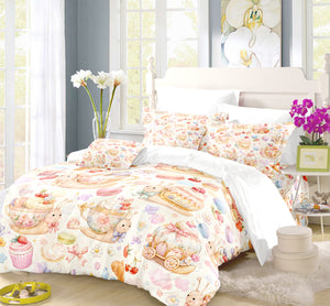 Cute Snail Duvet Cover Set - Print 18