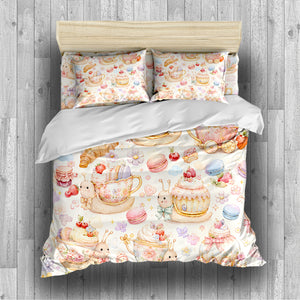 Cute Snail Duvet Cover Set - Print 13