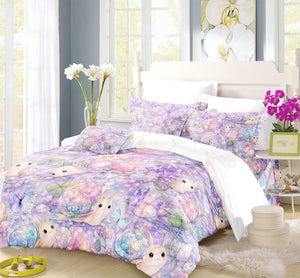 Cute Snail Duvet Cover Set - Print 30