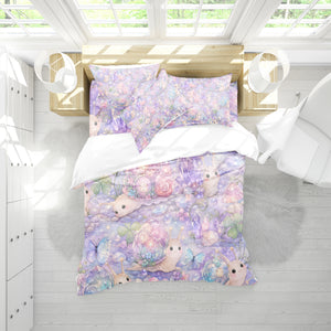 Cute Snail Duvet Cover Set - Print 29