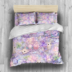 Cute Snail Duvet Cover Set - Print 25