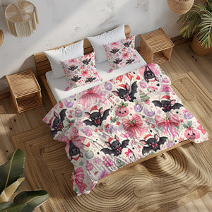 Cute Spooky Christmas Duvet Cover Set - Print 8