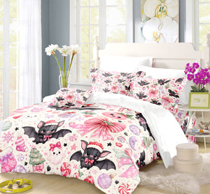 Cute Spooky Christmas Duvet Cover Set - Print 12