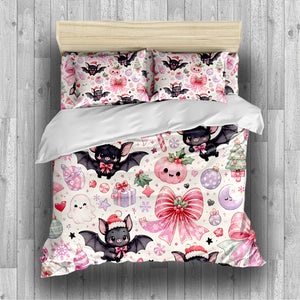 Cute Spooky Christmas Duvet Cover Set - Print 7