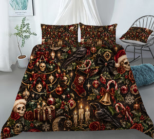 Spooky Christmas Duvet Cover Set - Print 15