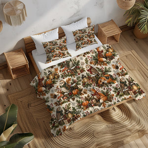 Fall Harvest & Christmas Duvet Cover Set - Print 8
