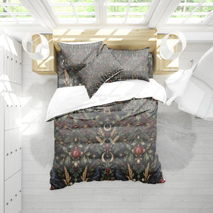 Fall Harvest & Christmas Duvet Cover Set - Print 29