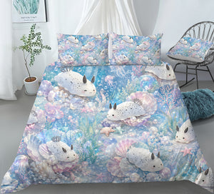 Sea Bunny Duvet Cover Set - Print 3