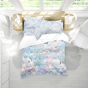 Sea Bunny Duvet Cover Set - Print 5