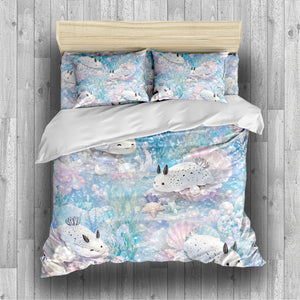 Sea Bunny Duvet Cover Set - Print 1