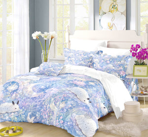 Sea Bunny Duvet Cover Set - Print 12
