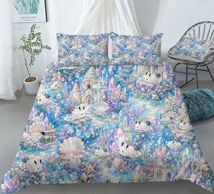 Sea Bunny Duvet Cover Set - Print 21