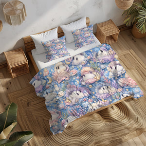 Sea Bunny Duvet Cover Set - Print 32