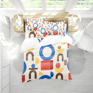 Circus Carnival Duvet Cover Set - Print 17