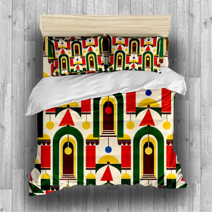 Circus Carnival Duvet Cover Set - Print 19