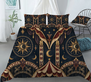 Circus Carnival Duvet Cover Set - Print 33