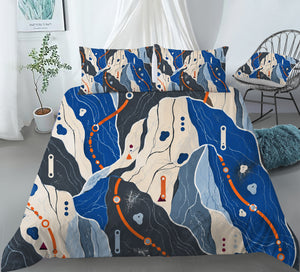 Sapphic Trail Utility Duvet Cover Set - Print 9