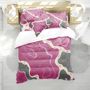 Sapphic Trail Utility Duvet Cover Set - Print 17