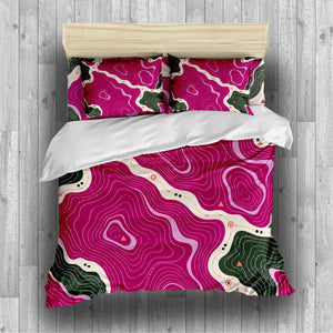 Sapphic Trail Utility Duvet Cover Set - Print 13