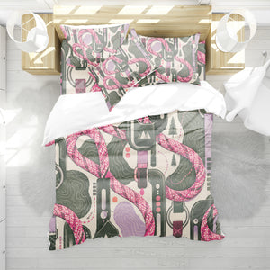 Sapphic Trail Utility Duvet Cover Set - Print 23