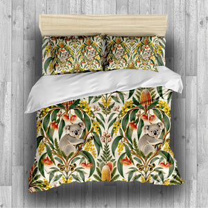 Australian Koala Habitat Duvet Cover Set - Print 7