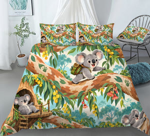 Koala Adventure Club Duvet Cover Set - Print 9