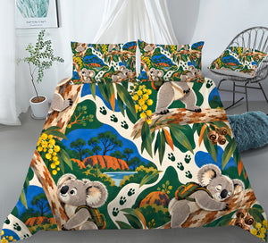 Koala Adventure Club Duvet Cover Set - Print 15