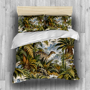 Mesozoic Fern Conservatory Duvet Cover Set - Print 1