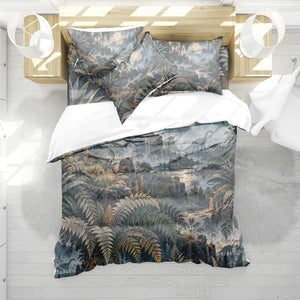 Mesozoic Fern Conservatory Duvet Cover Set - Print 35