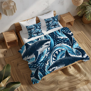 Prehistoric Ocean Kids Duvet Cover Set - Print 26