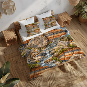 Junior Rockhound Field Camp Duvet Cover Set - Print 8