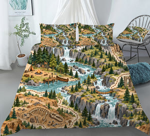 Treasure Quest Adventure Room Duvet Cover Set - Print 9