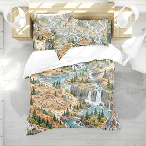 Treasure Quest Adventure Room Duvet Cover Set - Print 11