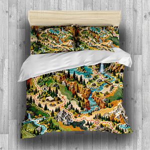 Treasure Quest Adventure Room Duvet Cover Set - Print 31