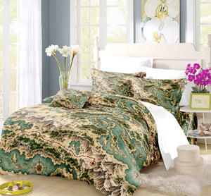Modern Wayfinder Topography Duvet Cover Set - Print 18