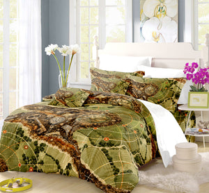 Modern Wayfinder Topography Duvet Cover Set - Print 36
