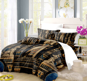 Ancient Egypt Revival Duvet Cover Set - Print 36