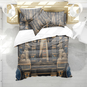 Ancient Egypt Revival Duvet Cover Set - Print 35