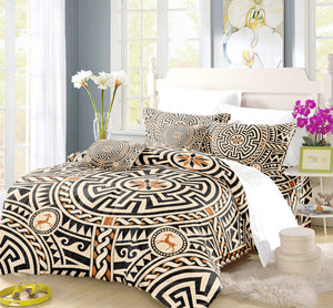 Ancient Rome Mosaic Duvet Cover Set - Print 24