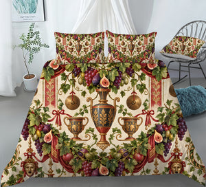 Ancient Rome Mosaic Duvet Cover Set - Print 27