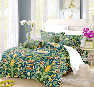 Mesoamerican Civilizations Duvet Cover Set - Print 18